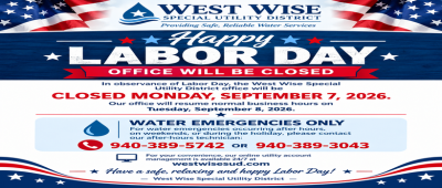 West Wise Special Utility District ***************                                                                **24/7 - Online Utility Account Management **                                                          